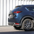 Load image into Gallery viewer, aFe Takeda 17-21 Mazda CX-5 2.5L (t) 2.5in. SS Axle-Back Exhaust System w/Polished Tips - Side View