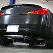 Load image into Gallery viewer, aFe Takeda 2-1/2 in 304 SS Cat-Back Exhaust System Infiniti G37 08-13/Q60 14-15 V6-3.7 w/ Black Tips - Back View