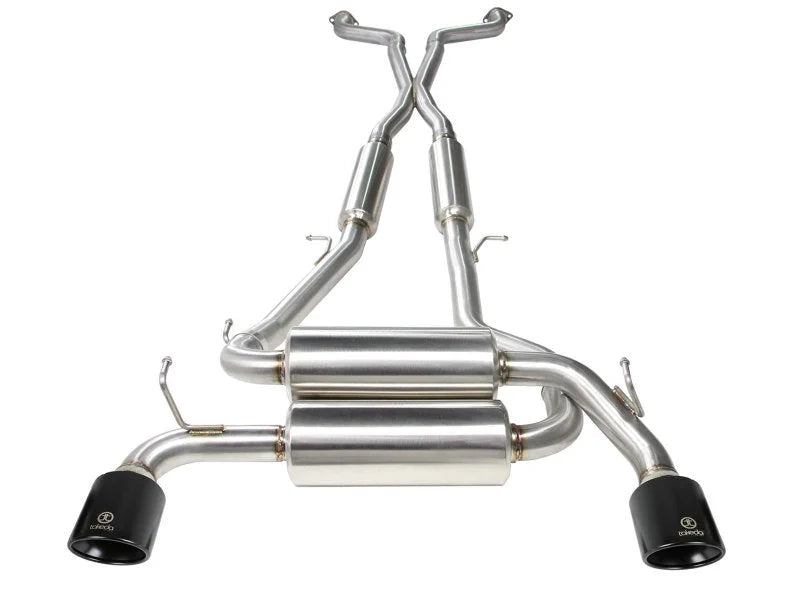 aFe Takeda 2-1/2 in 304 SS Cat-Back Exhaust System Infiniti G37 08-13/Q60 14-15 V6-3.7 w/ Black Tips - Additional View 5