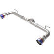 Load image into Gallery viewer, aFe Takeda 2-1/2in 304 SS Axle-Back Exhaust w/ Blue Flame Tips 14-18 Mazda 3 L4 2.0L/2.5L - Main Product View