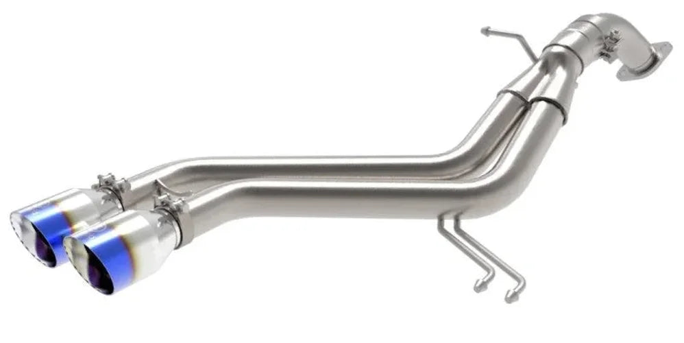 aFe Takeda 13-17 Hyundai Veloster L4-1.6L 2-1/2in 304 SS Axle-Back Exhaust w/ Blue Flame Tips - Additional View 8