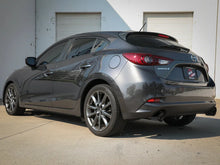 Load image into Gallery viewer, aFe Takeda 2-1/2in 304 SS Axle-Back Exhaust w/ Carbon Fiber Tips 14-18 Mazda 3 L4 2.0L/2.5L - Back View