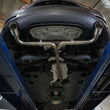 Load image into Gallery viewer, aFe Takeda 2-1/2in 304 SS Axle-Back Exhaust w/ Carbon Fiber Tips 14-18 Mazda 3 L4 2.0L/2.5L - Installation View
