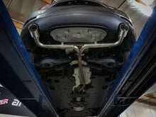 Load image into Gallery viewer, aFe Takeda 2-1/2in 304 SS Axle-Back Exhaust w/ Carbon Fiber Tips 14-18 Mazda 3 L4 2.0L/2.5L - Installation View