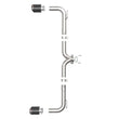 Load image into Gallery viewer, aFe Takeda 2-1/2in 304 SS Axle-Back Exhaust w/ Carbon Fiber Tips 14-18 Mazda 3 L4 2.0L/2.5L - Additional View 9