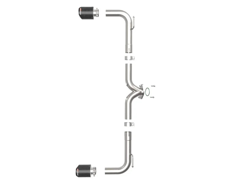aFe Takeda 2-1/2in 304 SS Axle-Back Exhaust w/ Carbon Fiber Tips 14-18 Mazda 3 L4 2.0L/2.5L - Additional View 9