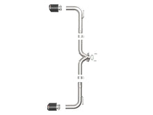 Load image into Gallery viewer, aFe Takeda 2-1/2in 304 SS Axle-Back Exhaust w/ Carbon Fiber Tips 14-18 Mazda 3 L4 2.0L/2.5L - Additional View 9