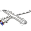 Load image into Gallery viewer, aFe Takeda 2-1/2in 304 SS Axle-Back Exhaust w/Blue Flame Tips 17-20 Honda Civic Sport L4-1.5L (t) - Main Product View