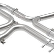 Load image into Gallery viewer, aFe Takeda 2-1/2in 304 SS Axle-Back Exhaust w/Blue Flame Tips 17-20 Honda Civic Sport L4-1.5L (t) - Side View