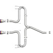 Load image into Gallery viewer, aFe Takeda 2-1/2in 304 SS Axle-Back Exhaust w/Blue Flame Tips 17-20 Honda Civic Sport L4-1.5L (t) - Installation View