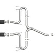 Load image into Gallery viewer, aFe Takeda 2-1/2in 304 SS Axle-Back Exhaust w/Carbon Tips 17-20 Honda Civic Sport L4-1.5L (t) - Detail View