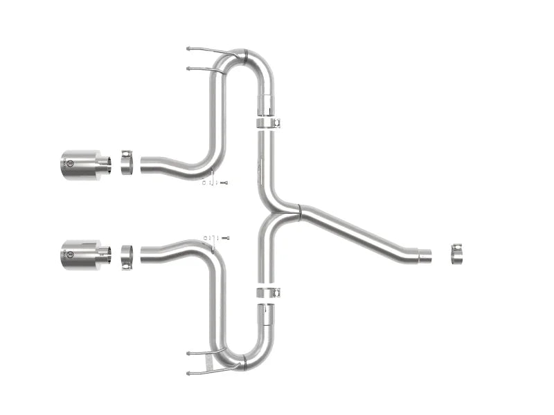 aFe Takeda 2-1/2in 304 SS Axle-Back Exhaust w/Polished Tips 17-20 Honda Civic Sport L4-1.5L (t) - Installation View