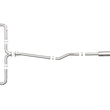 Load image into Gallery viewer, aFe Takeda 2-1/2in 304 SS Cat-Back Exhaust w/ Carbon Fiber Tips 14-18 Mazda 3 L4 2.0L/2.5L - Additional View 10