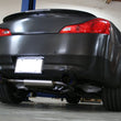 Load image into Gallery viewer, aFe Takeda 2-1/2in 304SS Cat-Back Exhaust Infiniti G37 08-13/Q60 14-15 V6-3.7 w/ Blue Flame Tips - Back View