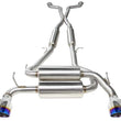 Load image into Gallery viewer, aFe Takeda 2-1/2in 304SS Cat-Back Exhaust Infiniti G37 08-13/Q60 14-15 V6-3.7 w/ Blue Flame Tips - Installation View