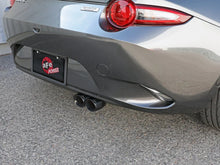 Load image into Gallery viewer, aFe Takeda 2-1/2in SS-304 Cat-Back Exhausts w/ Polished Tip 16-19 Mazda MX-5 Miata ND 2.0T - Installation View