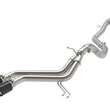 Load image into Gallery viewer, aFe Takeda 2-1/2in to 3in  SS-304 Cat-Back Exhaust w/ C/F Tips 13-17 Hyundai Veloster L4-1.6L - Main Product View
