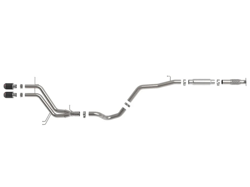 aFe Takeda 2-1/2in to 3in  SS-304 Cat-Back Exhaust w/ C/F Tips 13-17 Hyundai Veloster L4-1.6L - Additional View 6