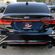 Load image into Gallery viewer, aFe Takeda 20-21 Kia Forte GT 1.6L (t) 3in to 2.5in SS Axle-Back Exhaust System w/ Blue Flame Tips - Back View