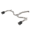Load image into Gallery viewer, aFe Takeda 20-21 Kia Forte GT 1.6L (t) 3in to 2.5in SS Axle-Back Exhaust System w/ Carbon Fiber Tips - Main Product View