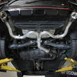 Load image into Gallery viewer, aFe Takeda 20-21 Kia Forte GT 1.6L (t) 3in to 2.5in SS Axle-Back Exhaust System w/ Carbon Fiber Tips - Back View