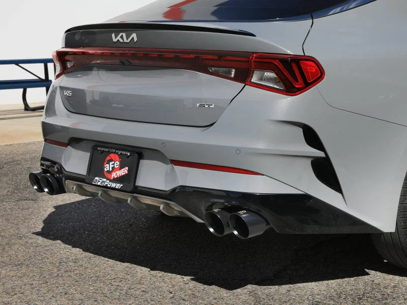 aFe Takeda 21-24 Kia K5 GT L4-2.5L (t) SS Axle-Back Exhaust System w/ Black Tips - Installation View