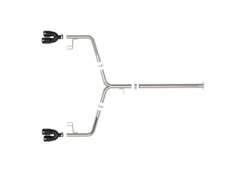 aFe Takeda 21-24 Kia K5 GT L4-2.5L (t) SS Axle-Back Exhaust System w/ Black Tips - Additional View 6