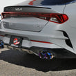 Load image into Gallery viewer, aFe Takeda 21-24 Kia K5 GT L4-2.5L (t) SS Axle-Back Exhaust System w/ Blue Flame Tips - Back View