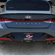 Load image into Gallery viewer, aFe Takeda 21-25 Hyundai Elantra 1.6L (t) 3in. SS Axle-Back Exhaust System w/Black Tips - Installation View