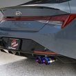Load image into Gallery viewer, aFe Takeda 21-25 Hyundai Elantra 1.6L (t) 3in. SS Axle-Back Exhaust System w/Blue Flame Tips - Side View