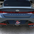 Load image into Gallery viewer, aFe Takeda 21-25 Hyundai Elantra 1.6L (t) 3in. SS Axle-Back Exhaust System w/Blue Flame Tips - Installation View