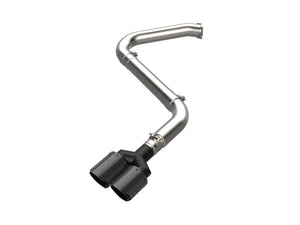 aFe Takeda 21-25 Hyundai Elantra 1.6L (t) 3in. SS Axle-Back Exhaust System w/Carbon Tips - Main Product View