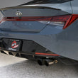 Load image into Gallery viewer, aFe Takeda 21-25 Hyundai Elantra 1.6L (t) 3in. SS Axle-Back Exhaust System w/Carbon Tips - Installation View