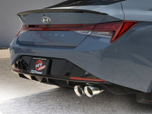 Load image into Gallery viewer, aFe Takeda 21-25 Hyundai Elantra 1.6L (t) 3in. SS Axle-Back Exhaust System w/Polished Tips - Side View
