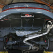 Load image into Gallery viewer, aFe Takeda 21-25 Hyundai Elantra 1.6L (t) 3in. SS Axle-Back Exhaust System w/Polished Tips - Installation View