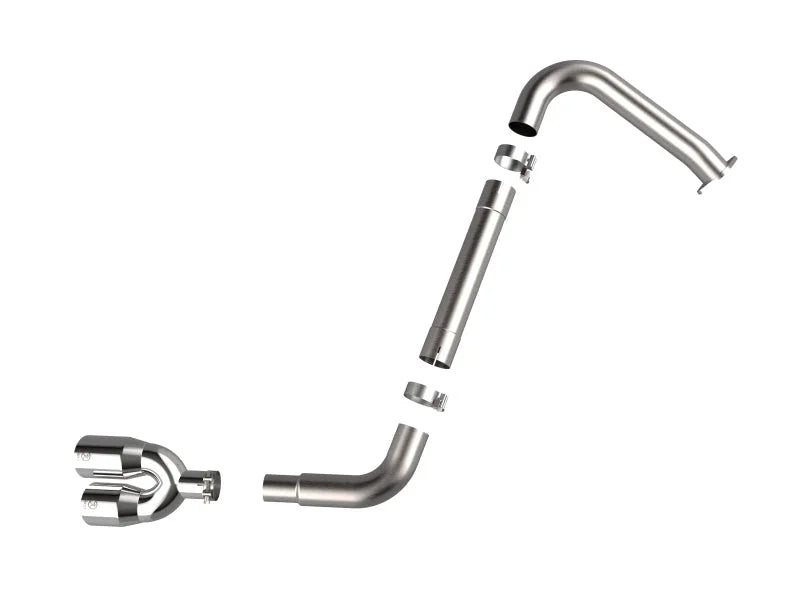 aFe Takeda 21-25 Hyundai Elantra 1.6L (t) 3in. SS Axle-Back Exhaust System w/Polished Tips - Additional View 5