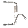 Load image into Gallery viewer, aFe Takeda 22-23 Hyundai Elantra N L4-2.0L (t) 3in 304 SS Axle-Back Exhaust w/ Polished Tips - Additional View 5