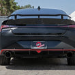 Load image into Gallery viewer, aFe Takeda 22-23 Hyundai Elantra N L4-2.0L (t) 3in 304 SS Cat-Back Exhaust w/ Polished Tips - Back View
