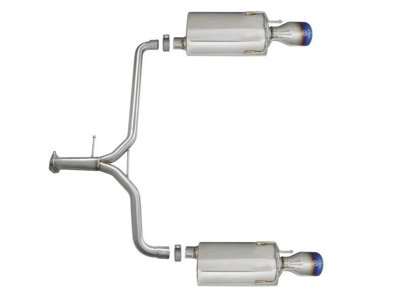 aFe Takeda 2.25-1.75in 304 SS Axle-Back Exh w/Blue Flame Tips 13-17 Honda Accord Sport Sedan I4-2.4L - Additional View 5