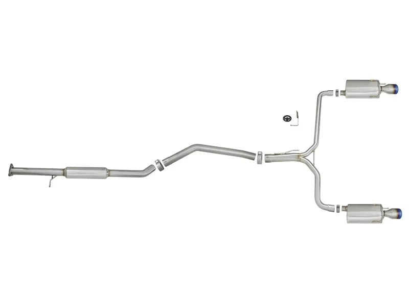 aFe Takeda 2.5-1.75in 304 SS Cat-Back Exhaust System 13-17 Honda Accord LX / EX / EX-L L4-2.4L - Additional View 5