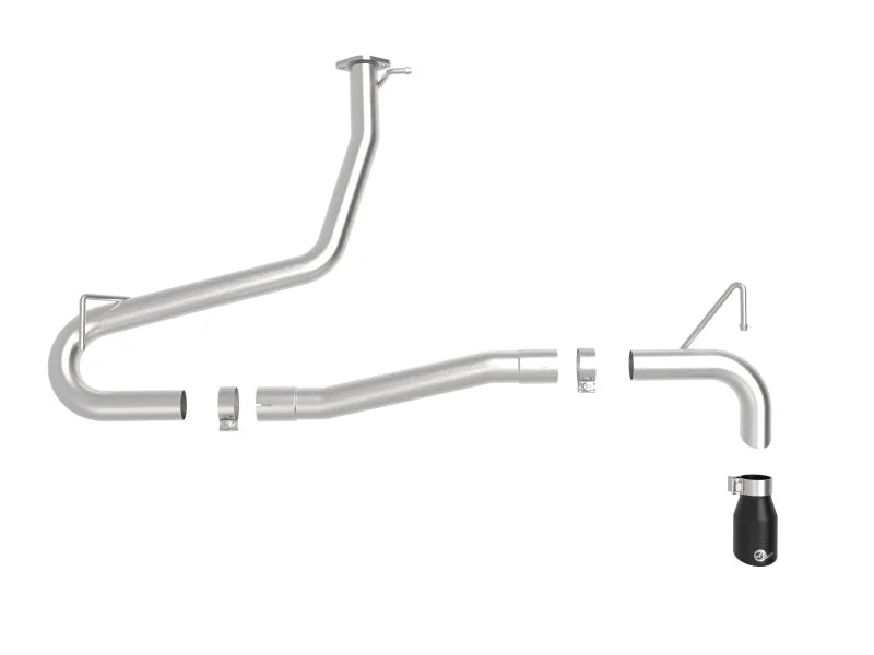 aFe Takeda 2.5in 304 SS Axle-Back Exhaust w/o Muffler w/BlackTips 18-22 Hyundai Kona L4-1.6L (t) AWD - Installation View