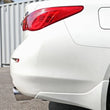 Load image into Gallery viewer, aFe Takeda 2.5in 304 SS Cat-Back Exhaust System w/ Polished Tips 16-18 Infiniti Q50 V6-3.0L (tt) - Installation View