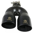 Load image into Gallery viewer, aFe Takeda 2.5in 304 Stainless Steel Clamp-on Exhaust Tip Driver Side 2.5in Inlet 4inDual-Black - Additional View 5