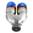Load image into Gallery viewer, aFe Takeda 2.5in 304 Stainless Steel Clamp-on Exhaust Tip Driver Side 2.5in Inlet 4inDual-Blue Flame - Additional View 5