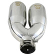 Load image into Gallery viewer, aFe Takeda 2.5in 304 Stainless Steel Clamp-on Exhaust Tip Drivers Side 2.5in Inlet 4inDual- Polished - Installation View