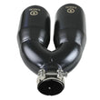 Load image into Gallery viewer, aFe Takeda 2.5in 304 Stainless Steel Clamp-on Exhaust Tip Passenger Side 2.5in Inlet 4inDual - Black - Additional View 5