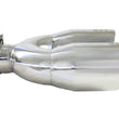 Load image into Gallery viewer, aFe Takeda 2.5in 304 Stainless Steel Clamp-on Tip Passenger Side 2.5in Inlet 4inDual - Polished - Additional View 5