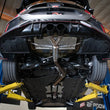 Load image into Gallery viewer, aFe Takeda 2.5in 304SS Axle-Back Exhaust System 17-19 Honda Civic Type R L4-2.0L (t) - Black Tip - Side View