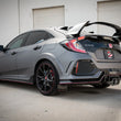 Load image into Gallery viewer, aFe Takeda 2.5in 304SS Axle-Back Exhaust System 17-19 Honda Civic Type R L4-2.0L (t) - Polished Tip - Back View