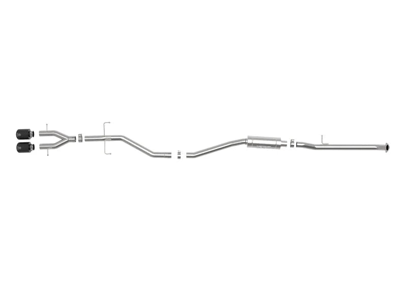 aFe Takeda 2.5in 304SS Cat-Back Exhaust System 17-20 Honda Civic SI Coupe L4-1.5L (t) - Black Tip - Additional View 7